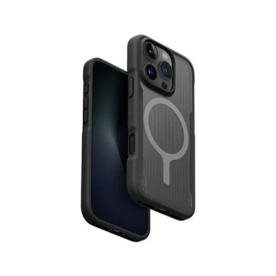 Cover Iphone 16 Pro Magclick Charging Combat Active Uniq Hybrid - Black